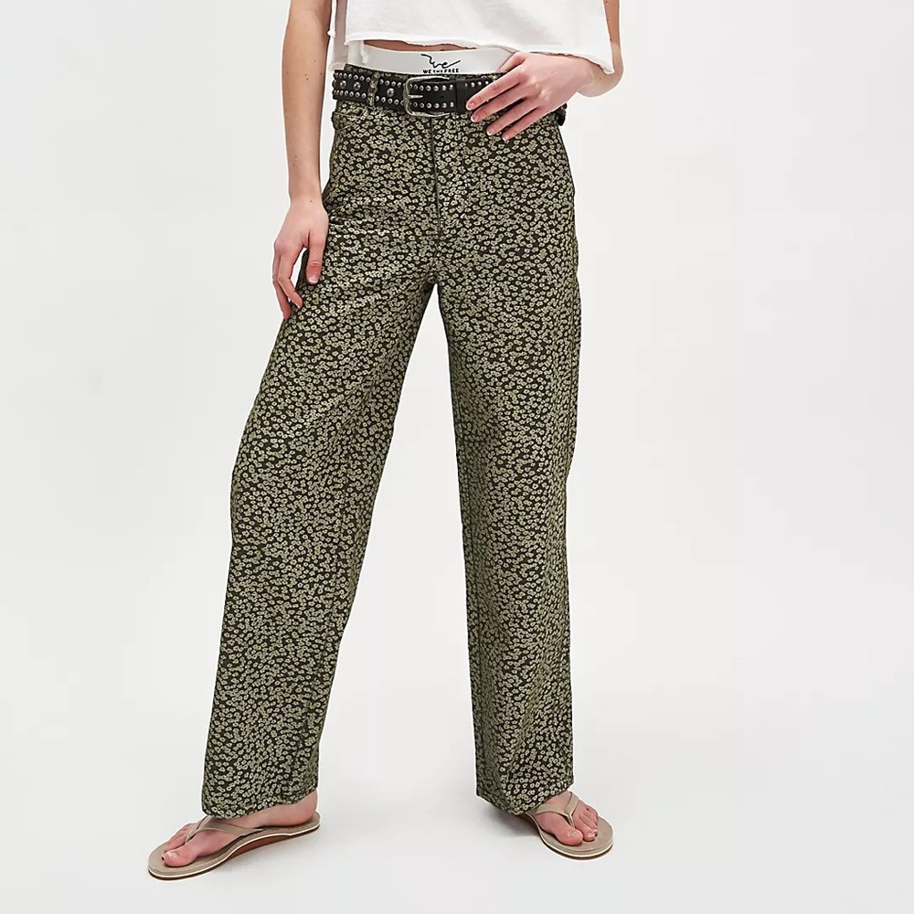 NEW The Tiny Big Sister Floral Berta Jeans sz 36 / 2
